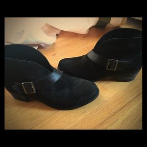 ❤️ UGG Boots! Suede Shearling Ankle Size 9